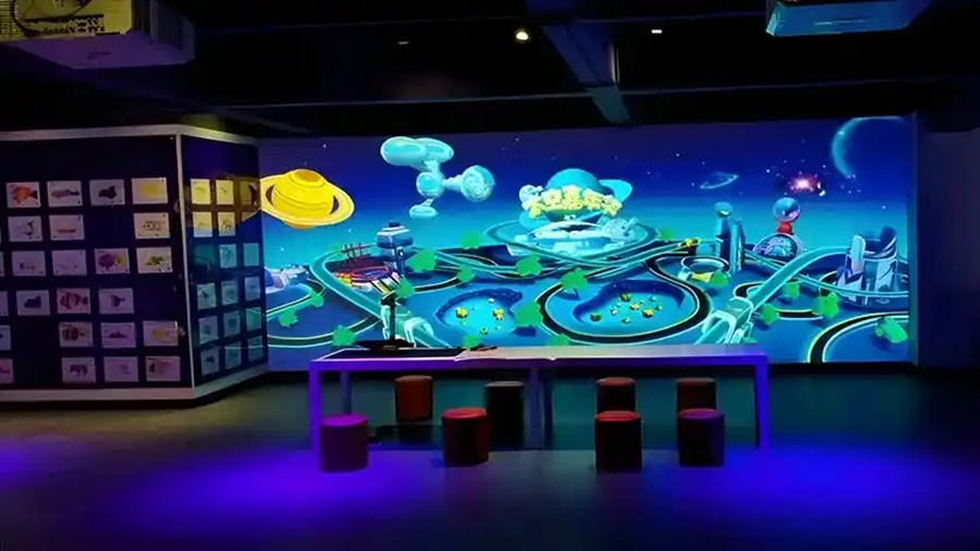 電子互動(dòng)繪畫(huà)墻-展館展廳的創(chuàng)意新寵-蘇州好奇數(shù)字科技